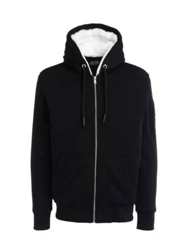 Classic Bunny Zip Up Hoodie White Lining Black - MOOSE KNUCKLES - BALAAN 2