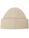 Small Face Logo Beanie Oatmeal Melange - ACNE STUDIOS - BALAAN 4