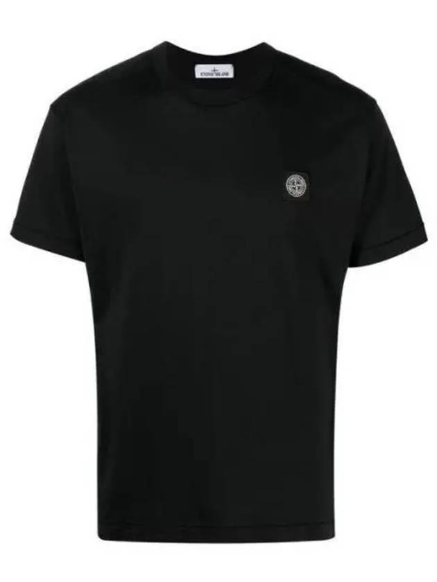 801524113 Logo patch short sleeve t shirt 24222483 37351675 270465 1004507 - STONE ISLAND - BALAAN 1