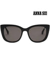 Sunglasses AS2209KS 001 Chain decoration cat eye horn rim - ANNA SUI - BALAAN 3