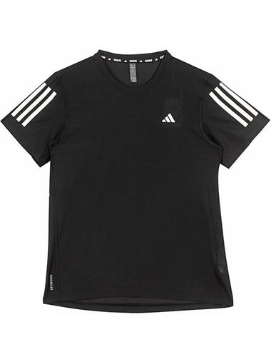 Own The Run Running Short Sleeve T-Shirt Black - ADIDAS - BALAAN 1