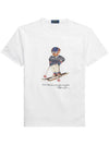 Men's Ski Bear Printed Short Sleeves T-Shirt White - POLO RALPH LAUREN - BALAAN 1