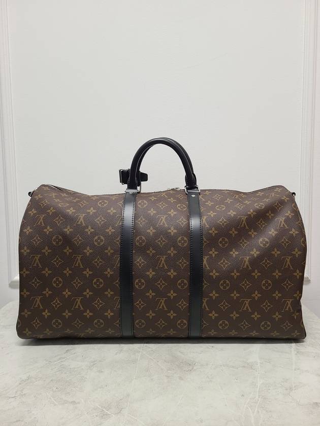 Monogram Macassar Bandouli re Keepall 55 - LOUIS VUITTON - BALAAN 6