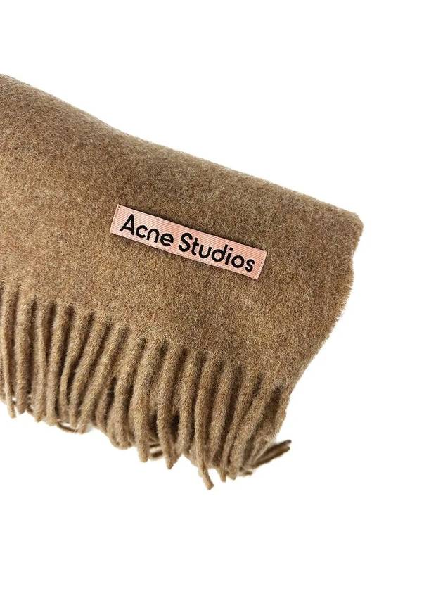 Canada New Scarf Light Brown Melange - ACNE STUDIOS - BALAAN 4