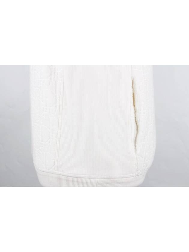 Oblique terry jacquard hoodie white XXS 90 95 - DIOR - BALAAN 7