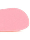 Women's Logo Slide Leather Slippers Pink - JW ANDERSON - BALAAN 5