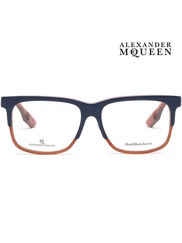 Eyewear Square Glasses Brown - ALEXANDER MCQUEEN - BALAAN 4