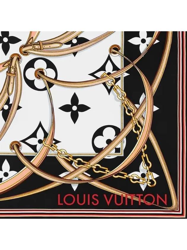 Ultimate Monogram Square Scarf Black - LOUIS VUITTON - BALAAN 7