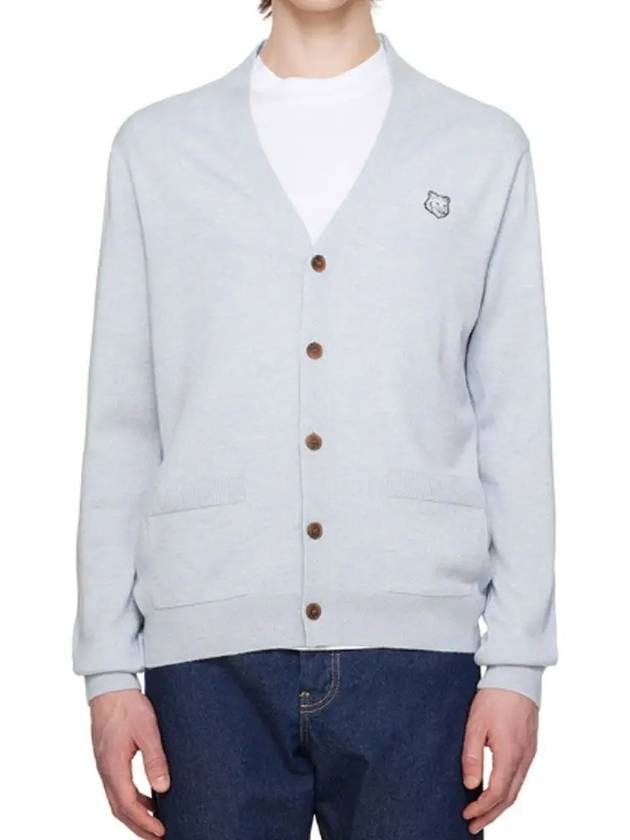 Bold Fox Head Patch Regular Cardigan Black - MAISON KITSUNE - BALAAN 3