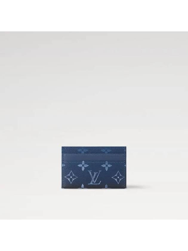 Monogram Gradient Double Card Wallet Navy - LOUIS VUITTON - BALAAN 2