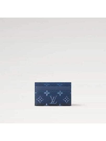 Monogram Gradient Double Card Wallet Navy - LOUIS VUITTON - BALAAN 2