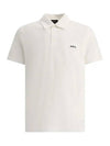 Austin Embroidery Logo Polo Shirt White - A.P.C. - BALAAN 3