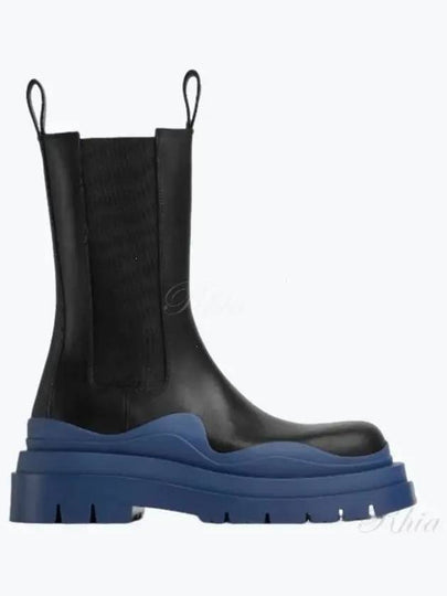 Tire Chelsea Boots Black Blue - BOTTEGA VENETA - BALAAN 2