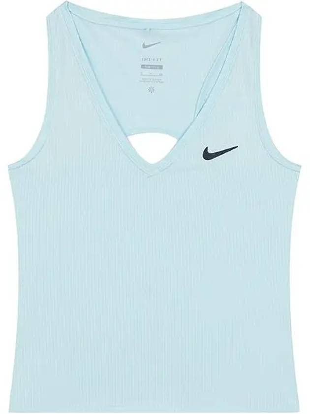 Court Victory Tennis Tank Sleeveless Blue - NIKE - BALAAN 1