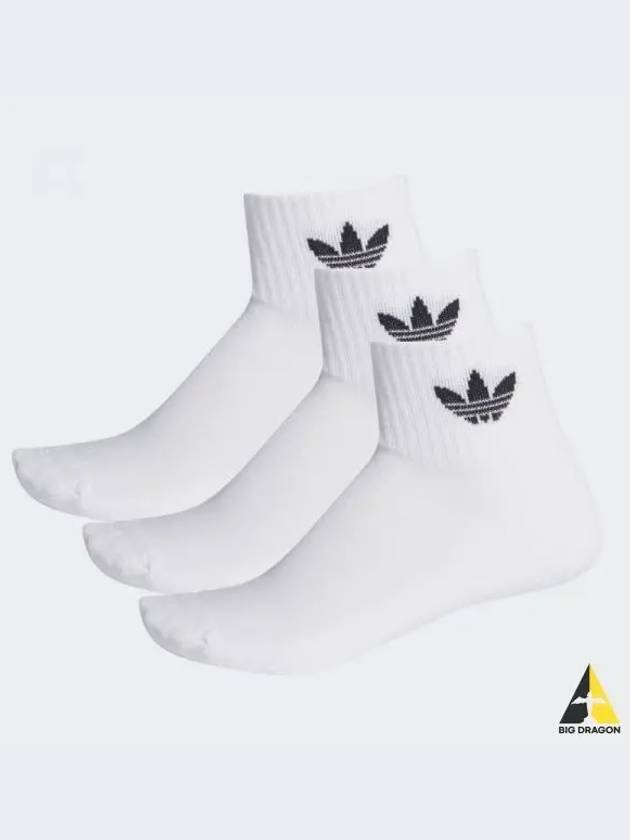 Mid ankle socks whitewhiteBLACK - ADIDAS - BALAAN 1