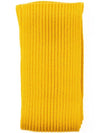 ribbed wool short muffler yellow SHORT SCARF YELLOW - ANDERSEN-ANDERSEN - BALAAN 2