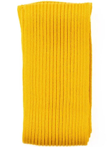 ribbed wool short muffler yellow SHORT SCARF YELLOW - ANDERSEN-ANDERSEN - BALAAN 1