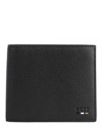 Logo 2-Fold Half Wallet Black - HUGO BOSS - BALAAN 2