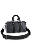 Keepall Bandouliere 25 Monogram Eclipse Cross Bag Black - LOUIS VUITTON - BALAAN 2