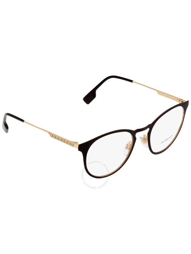 Eyewear York Round Metal Eyeglasses Black - BURBERRY - BALAAN 3