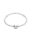 Marvel Logo Snake Chain Bracelet Silver - PANDORA - BALAAN 3