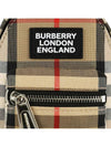 Vintage Check Backpack Charm Beige - BURBERRY - BALAAN.