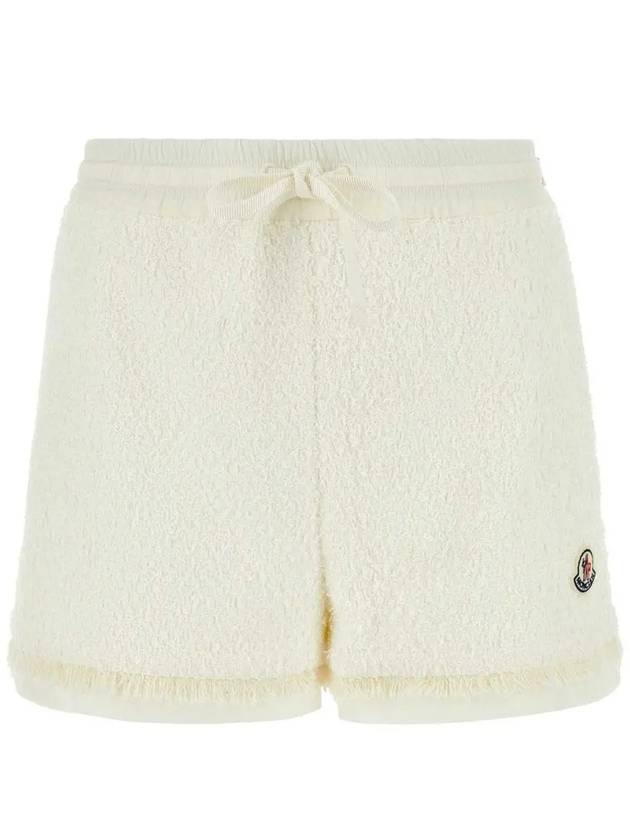 Women s Logo Patch Cotton Shorts 2B00007 597NZ 034 - MONCLER - BALAAN 1