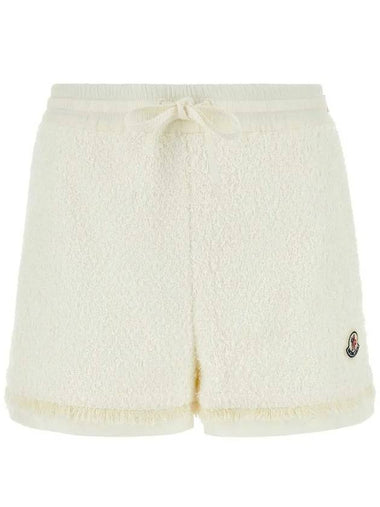 Women s Logo Patch Cotton Shorts 2B00007 597NZ 034 - MONCLER - BALAAN 1