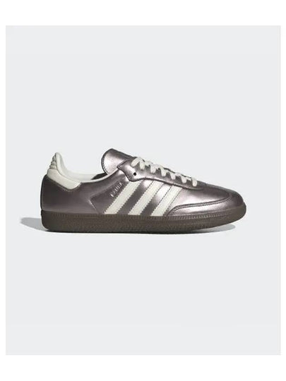 Samba OG Low Top Sneakers Metallic Purple White - ADIDAS - BALAAN 2