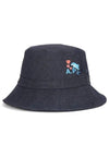 Rou Dolphin Denim Bucket Hat Indigo - A.P.C. - BALAAN 4