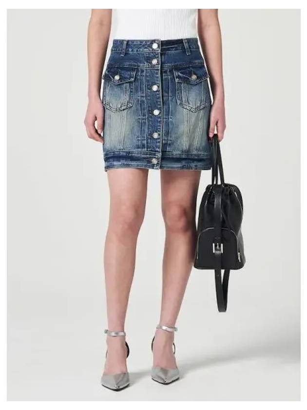 Fly denim mini skirt blue domestic product GM0024020772354 - JUUN.J - BALAAN 1