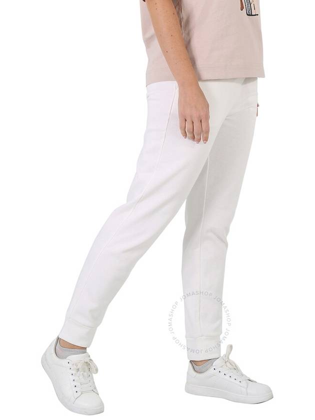 Women's Logo Patch Track Pants White - MONCLER - BALAAN 3