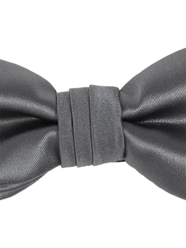 FERRAGAMO Silk Bow Tie, Men's, Grey - SALVATORE FERRAGAMO - BALAAN 3