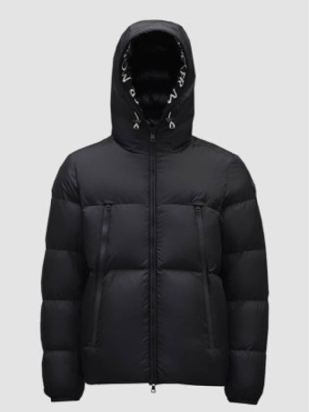 Moncla Montcla short down jacket men s padded black - MONCLER - BALAAN 1