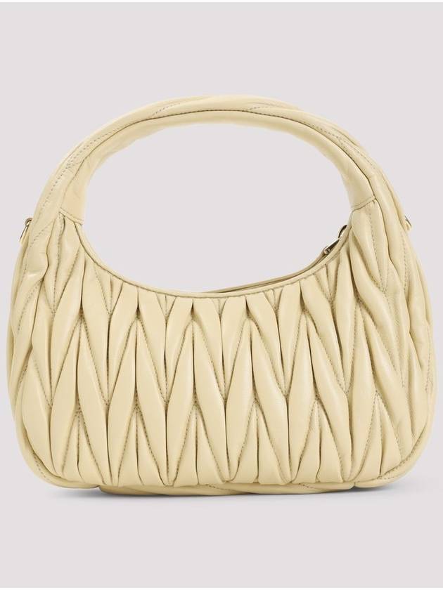 Wander Matelasse Shoulder Bag Ivory - MIU MIU - BALAAN 4