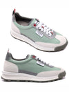 Tech Runner Low Top Sneakers Green - THOM BROWNE - BALAAN 3