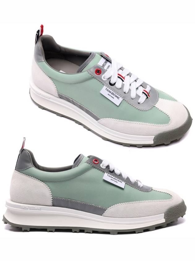 Tech Runner Low Top Sneakers Green - THOM BROWNE - BALAAN 2