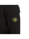 Logo Patch Knit Top Black - STONE ISLAND - BALAAN 9