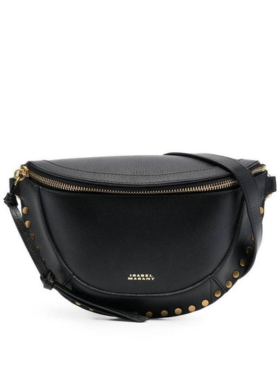 Skano Grain Leather Belt Bag Black - ISABEL MARANT - BALAAN 2