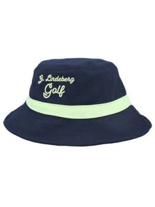 Lukas Embroidery Logo Golf Bucket Hat Navy - J.LINDEBERG - BALAAN 2