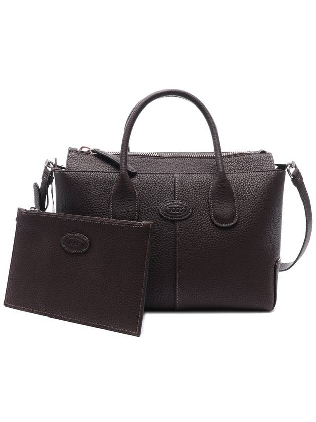 Di Leather Tote Bag Brown - TOD'S - BALAAN 2