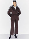 WAIST LINE BLAZER BROWN - KIMDOH - BALAAN 3