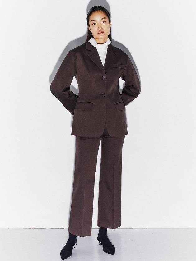 WAIST LINE BLAZER BROWN - KIMDOH - BALAAN 3