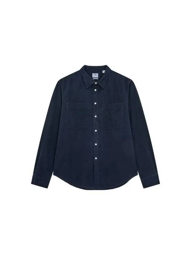 PS casual fit corduroy shirt navy 271883 - PAUL SMITH - BALAAN 1