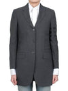 4 Bar Wool Jacket Grey - THOM BROWNE - BALAAN 2