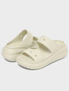 Classic Crush Slippers Bone Beige - CROCS - BALAAN 5