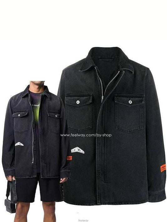 Denim Jacket HMYD003S20797006 - HERON PRESTON - BALAAN 1