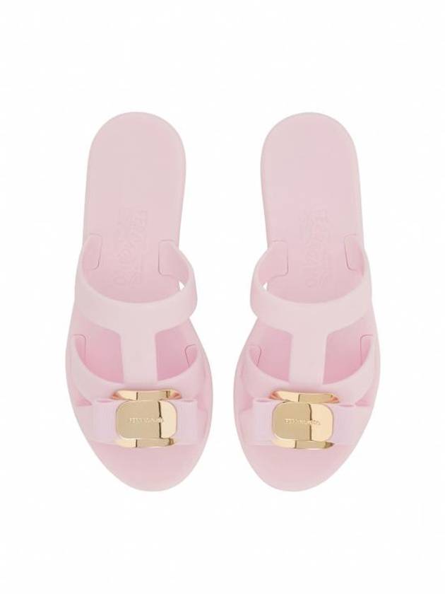 New Vara Slippers Pink - SALVATORE FERRAGAMO - BALAAN 3