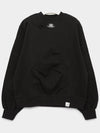 Graphic embroidered logo overfit men s common sweatshirt BN01SSSW0103BK - ADER ERROR - BALAAN 1