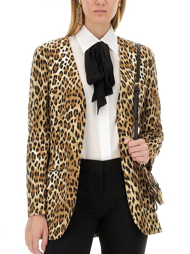 Moschino Jacket With Animal Pattern - MOSCHINO - BALAAN 4